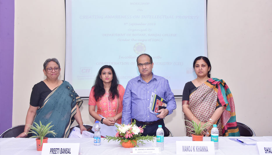 Workshop on IP Awareness Programme for Academia and R &D Centers In the year 2019